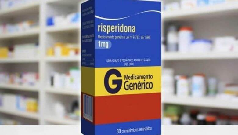 Risperidona-niños autistas, foto de envase de risperidona comercial