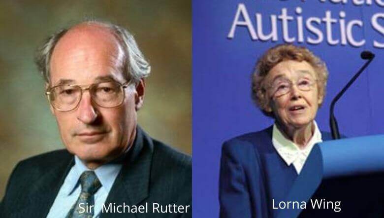 Los psiquiatras Michael Rutter y Lorna Wing quienes veían el autismo como un espectro
