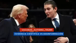VACUNAS_AUTISMO_TRUMP. D. TRUMP Y SU HIJO MENOR BARRON