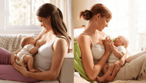 Caseina en la leche materna, mamas alimentando sus bebes
