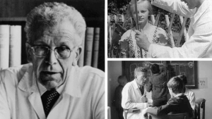 Síndrome de Asperger: imagem de Hans Asperger no seu trabalho diário
