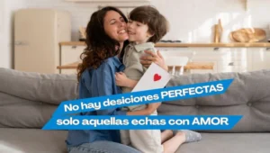 Medicación autismo, imagen de una madre con su niño