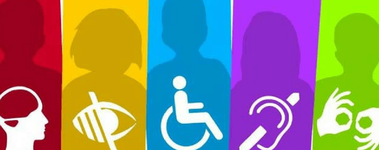 CUD: imagen de diferentes tipos de discapacidad