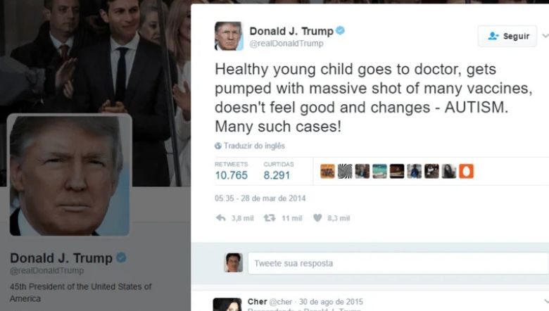 Causas do autismo. Imagen de D. Trump Causas do autismo. Imagem de D. Trump